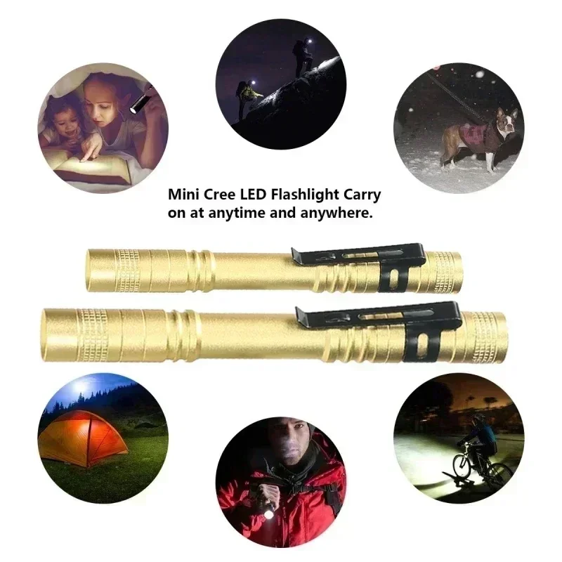 Portable Mini LED Pen Flashlig - Stationery Supply ulasan dan harga
