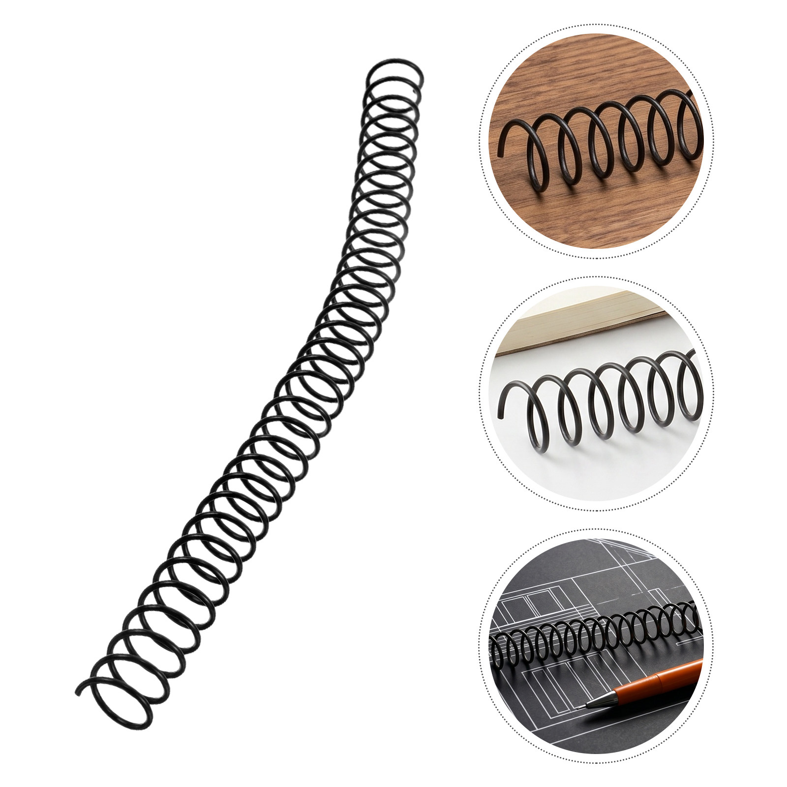15Pcs Plastic Spiral Binding C - Binding Comb Plastic ulasan dan harga
