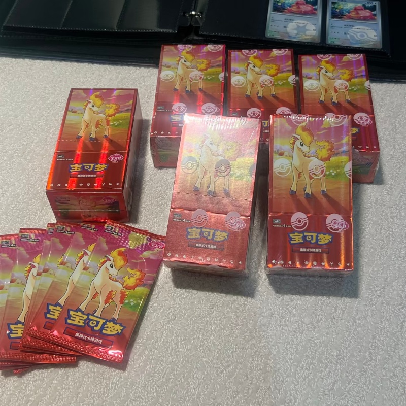 100%Original PKM PTCG Scarlet& - Cardstock Paper Pack ulasan dan harga