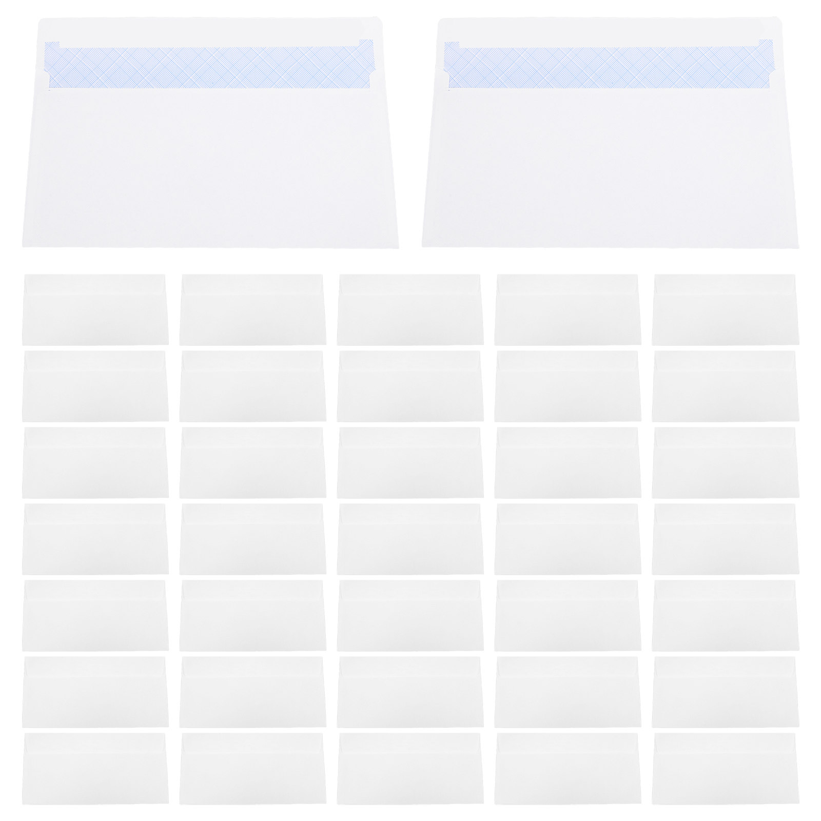 50Pcs Peel and Seal White Enve - Letter Envelope Kraft ulasan dan harga